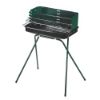 Immagine di BARBECUE A CARBONELLA MODELLO 60-40 GREEN L 53 P 34,5 H 87 CM OMPAGRILL
