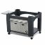 Immagine di CARRELLO ARDE MAXI ANTRACITE L 115 P 85 H 90 CM CON PIANO LATERALE E RUOTE IDEALE PER FORNO ARDE MAXI TRANQUILLI