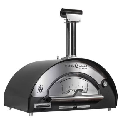 Immagine di FORNO A GAS ARDE BABY VERDE SATINATO ACCENSIONE PIEZO  L 66 P 65 H 103 CM TRANQUILLI