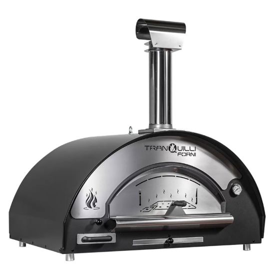 Immagine di FORNO A GAS ARDE BABY VERDE SATINATO ACCENSIONE PIEZO  L 66 P 65 H 103 CM TRANQUILLI