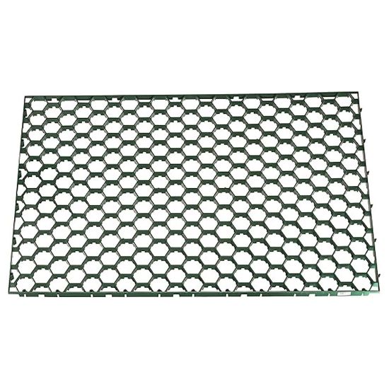 Immagine di GRIGLIA SALVAPRATO CARRABILE IN POLIPROPILENE VERDE L 115 P 75 CM SPESSORE 3 CM IDEALE PER PARCHEGGI E ZONE DI PASSAGGIO ART PLAST