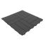 Immagine di PIASTRELLA MARTE AUTOAGGANCIANTE IN POLIPROPILENE SIMIL-LEGNO GRIGIO SCURO L 56,3 P 56,3 CM SPESSORE 1,3 CM IDEALE PER GAZEBO - TERRAZZE - BALCONI ART PLAST