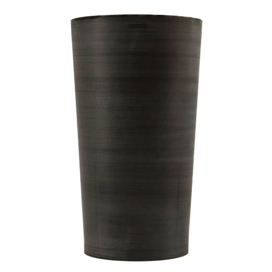 Immagine di VASO TIZIANO PLASTICA A CONO ALTO Ø 30 H 52 CM ANTRACITE ART PLAST