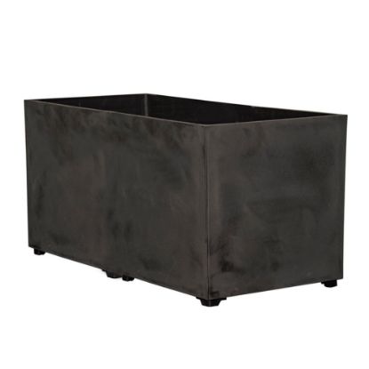 Immagine di VASO CARAVAGGIO PLASTICA RETTANGOLARE L 80 P 40 H 40 CM ANTRACITE ART PLAST