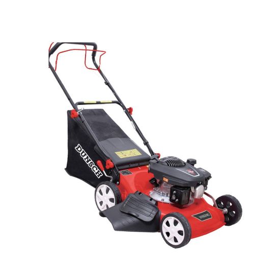 Immagine di TAGLIAERBA A SCOPPIO DU12132-46A3 TRAZIONATO CON MOTORE OHV CILINDRATA 131 CC LARGHEZZA DI TAGLIO 46 CM DUNSCH