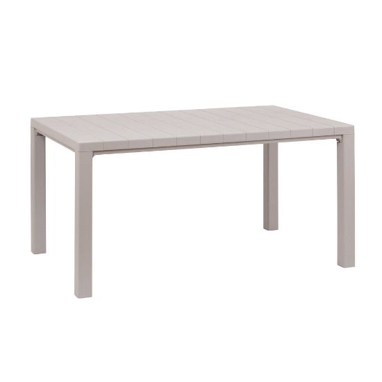 Immagine di TAVOLO DAVIDE IN POLIPROPILENE L 147 P 88 H 74 CM GRIGIO TORTORA IDEALE PER 6 POSTI TOOMAX