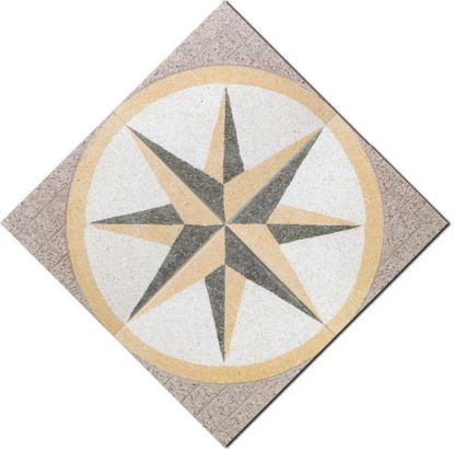 Immagine di STELLA 80X80CM MARRONE LEVIGATO 34A D'ASCENZI