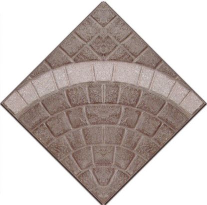 Immagine di CURVO SABBIATO ANTRACITE GREZZO 40X40CM D'ASCENZI