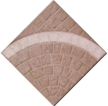 Immagine di CURVO SABBIATO MARRONE GREZZO 40X40CM D'ASCENZI A MQ