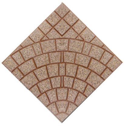 Immagine di CURVO MARRONE LEVIGATO 40X40CM D'ASCENZI A MQ