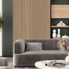Immagine di PANNELLO ACUSTICO IN MDF MISURA 260X60X1,7CM COLORE SAND BARBERA OAK KRONOSPAN