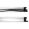 Immagine di MULTIPRESA 6 PRESE POLIVALENTI CON INTERRUTTORE CAVO 2 MT SILVER/NERO ELECTRALINE
