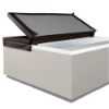 Immagine di MINIPISCINA DA ESTERNO VITA L MISURA 180X140 CM H. 85 CM STD UV+CROMOLIGHT CON PANNELLI PVC FINITURA OXID E COPERTURA ESTIVA NOVELLINI