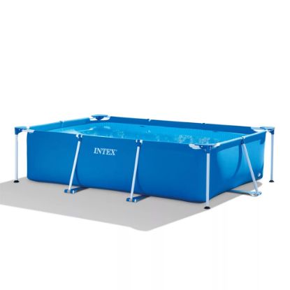 Immagine di PISCINA FRAME RETTANGOLARE L 260 P 160 H 65 CM SENZA POMPA FILTRO INTEX